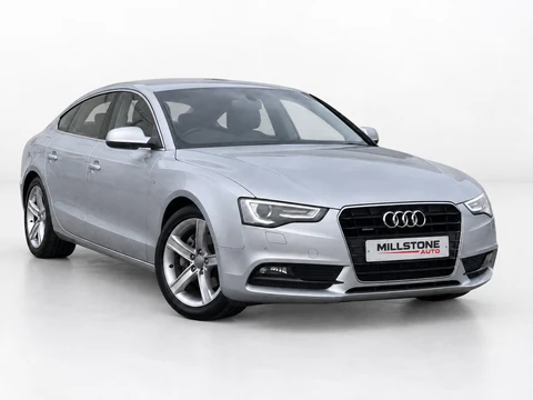 White marketplace studio result for the silver Audi example